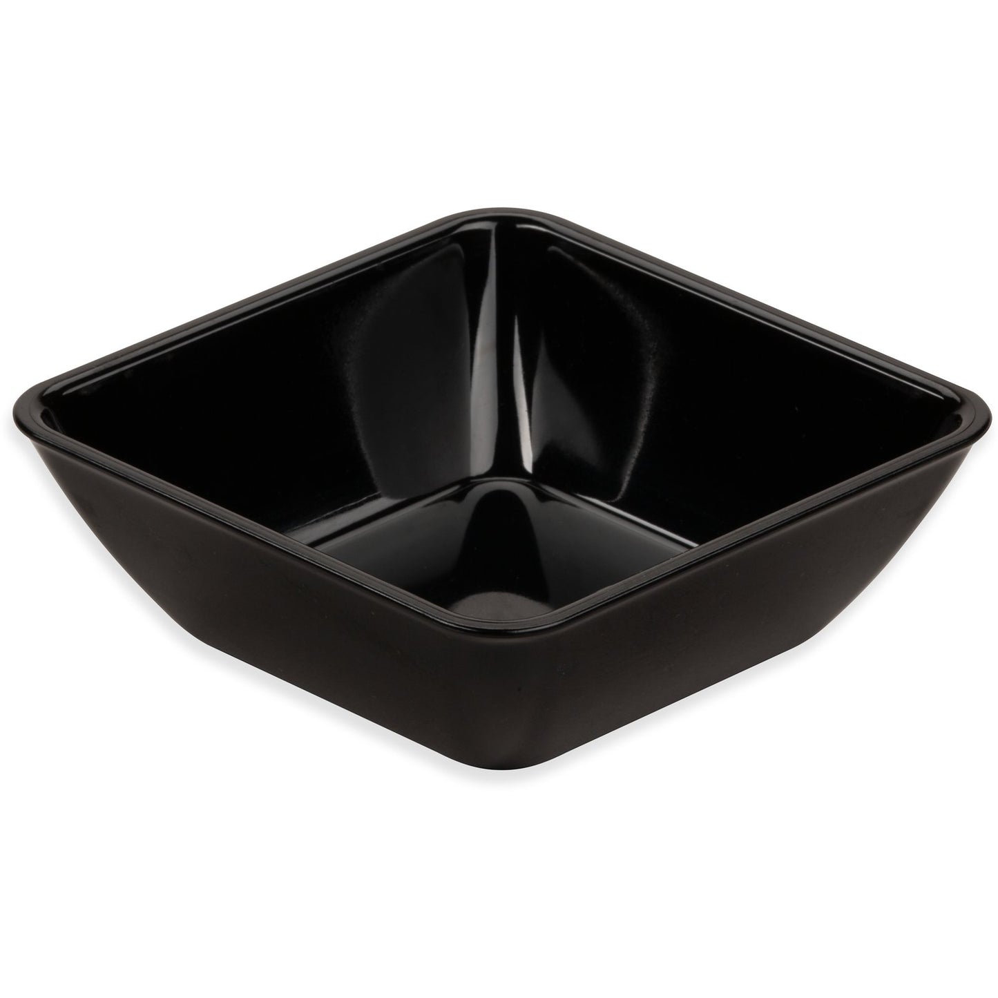 Dinex DXSB603 6 oz Black Square SAN Bowl (48/cs)