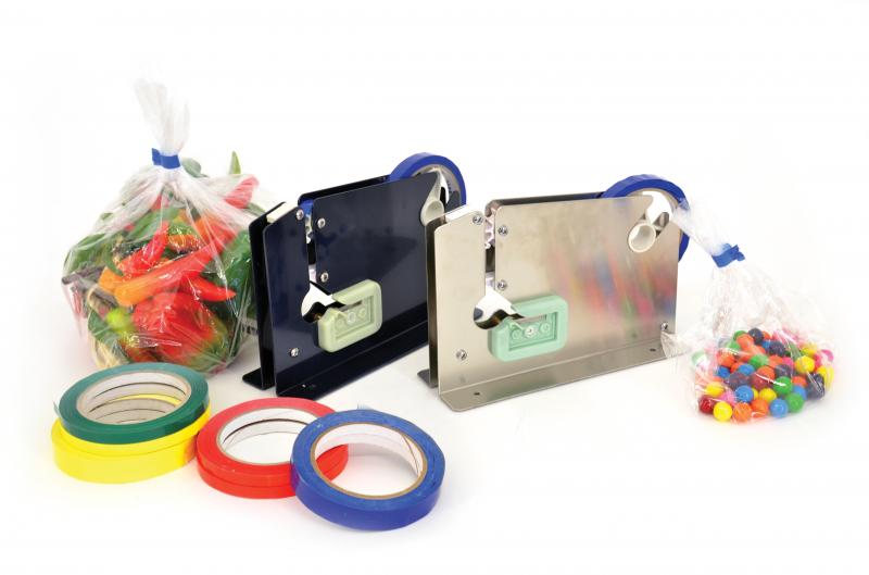 Omcan 10157 Stainless Steel Poly Bag Sealer with Cutter for Tapes upto 15/32" (12 mm) on 3" Core