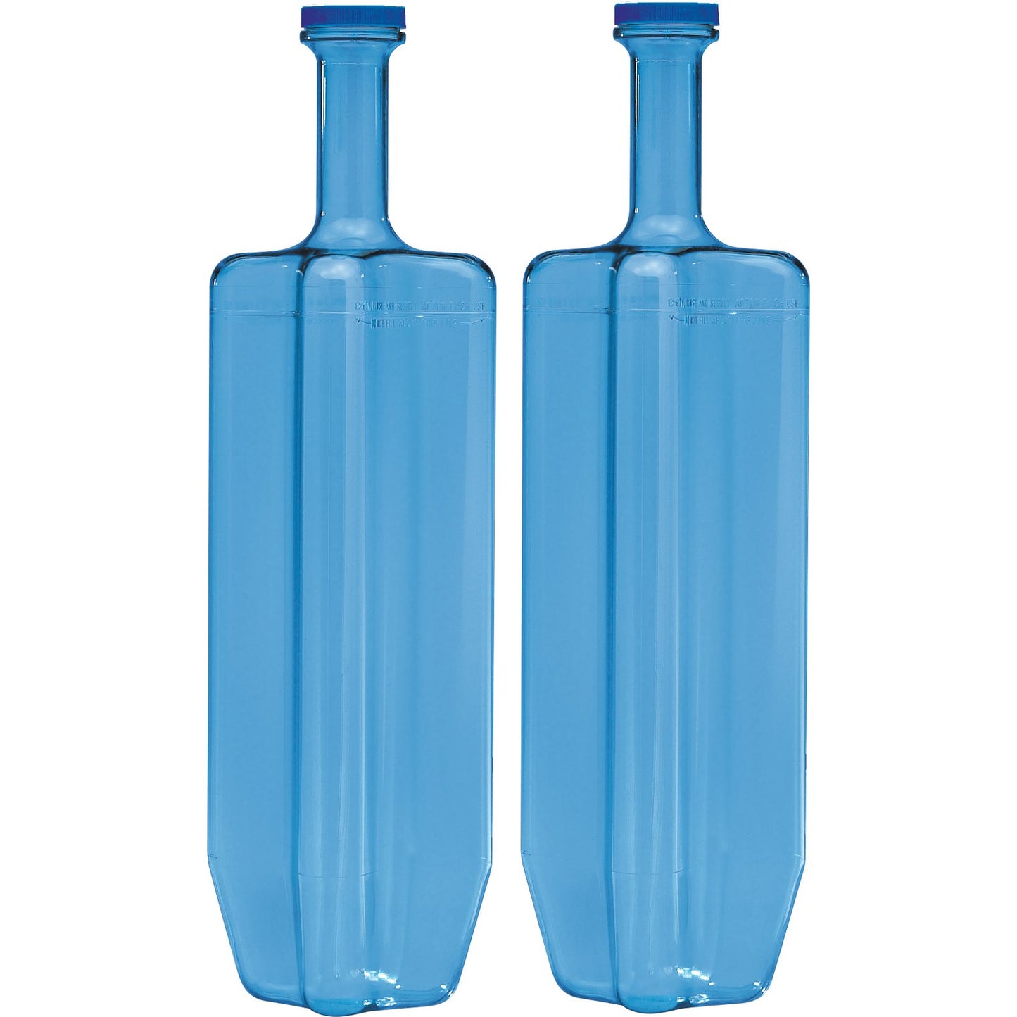 San Jamar RCU1282 128 oz Blue Rapi-Kool Chill Utensil (2/pk)
