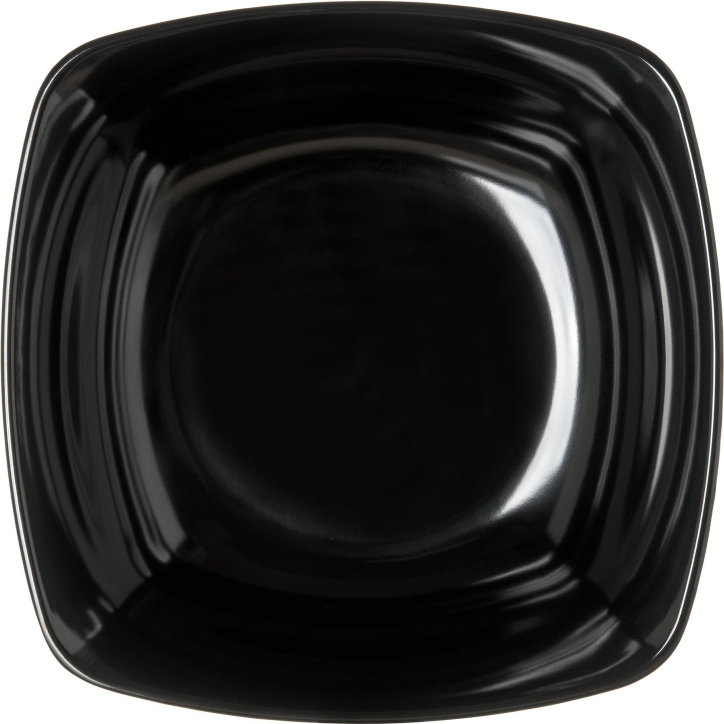 Carlisle 3336003 5 Qt 12" Black Square Melamine Flared Bowl
