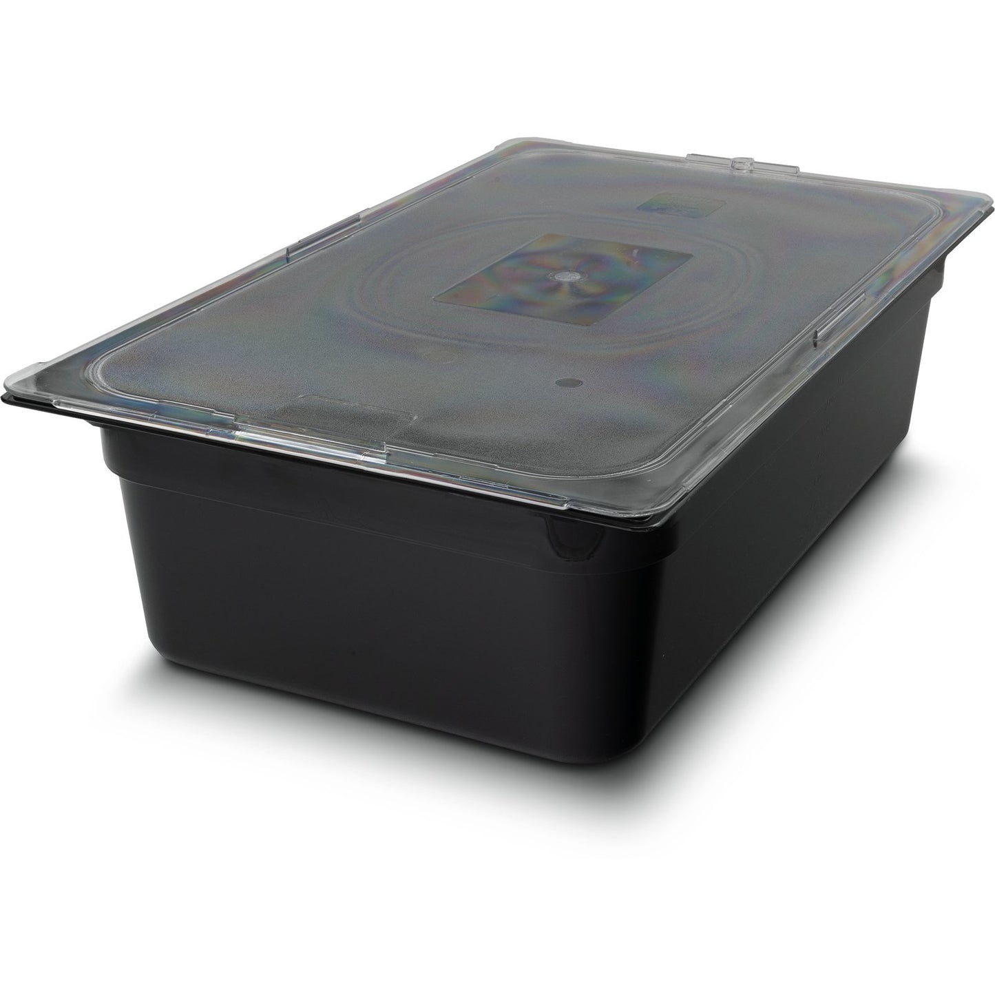 Carlisle 10202B03 Full-Size Black Polycarbonate StorPlus Food Pan, 6" Deep