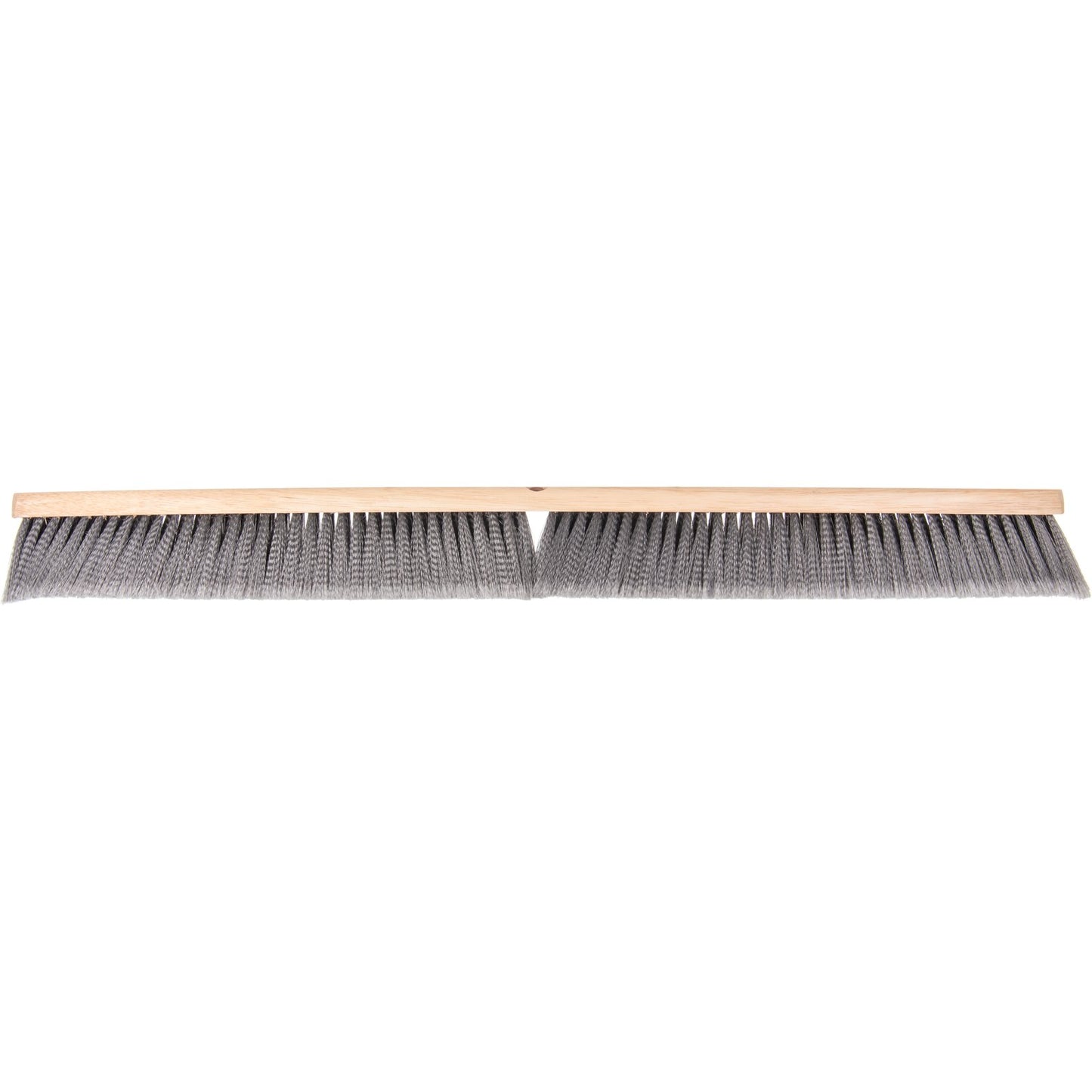 Carlisle 3621953623 36" Flo-Pac Hardwood Push Broom Head with Gray Flagged Polypropylene Bristle