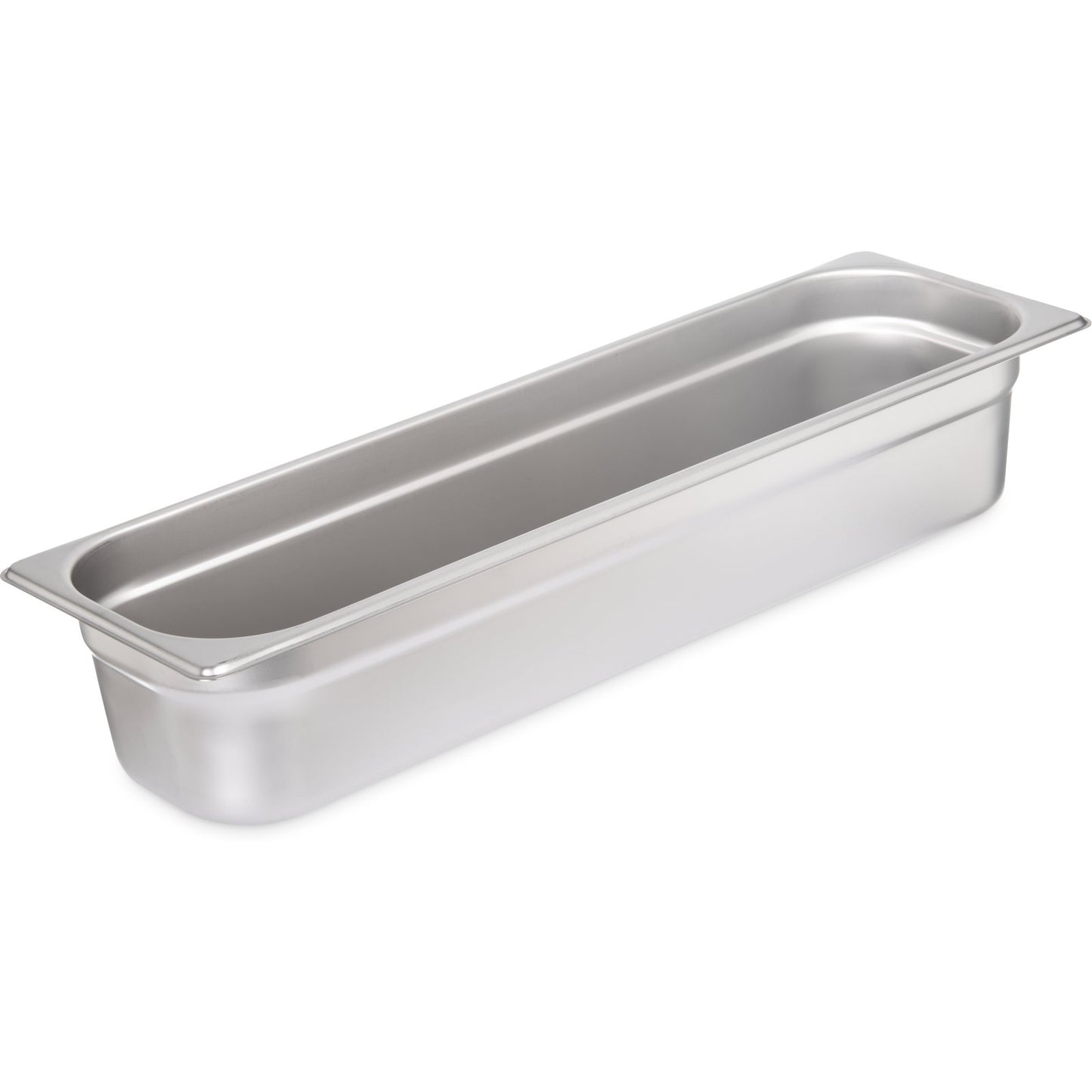 Carlisle 60700HL4 1/2 Size Stainless Steel DuraPan Light Gauge Steam Table Long Hotel Pan