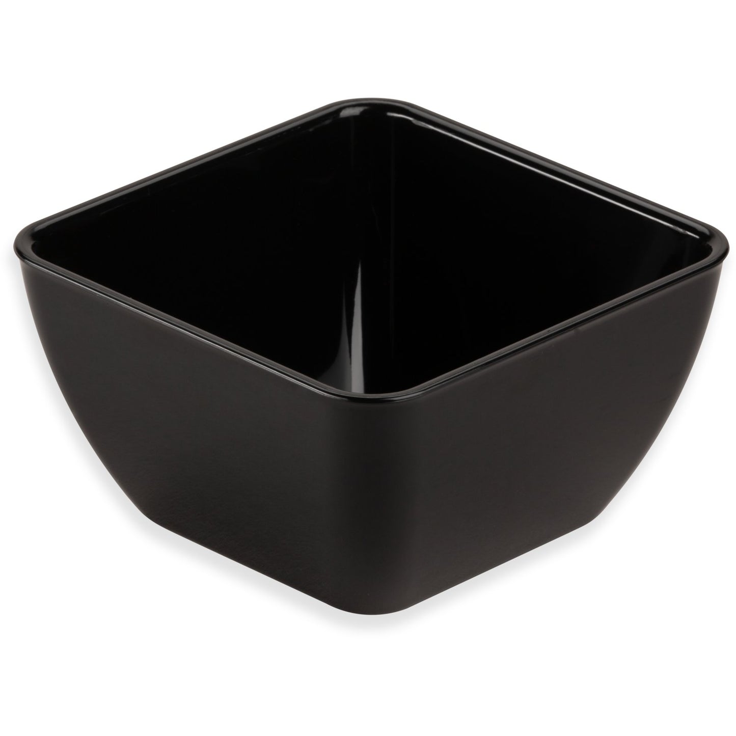 Dinex DXSB1203 12 oz Black Square SAN Bowl (48/cs)