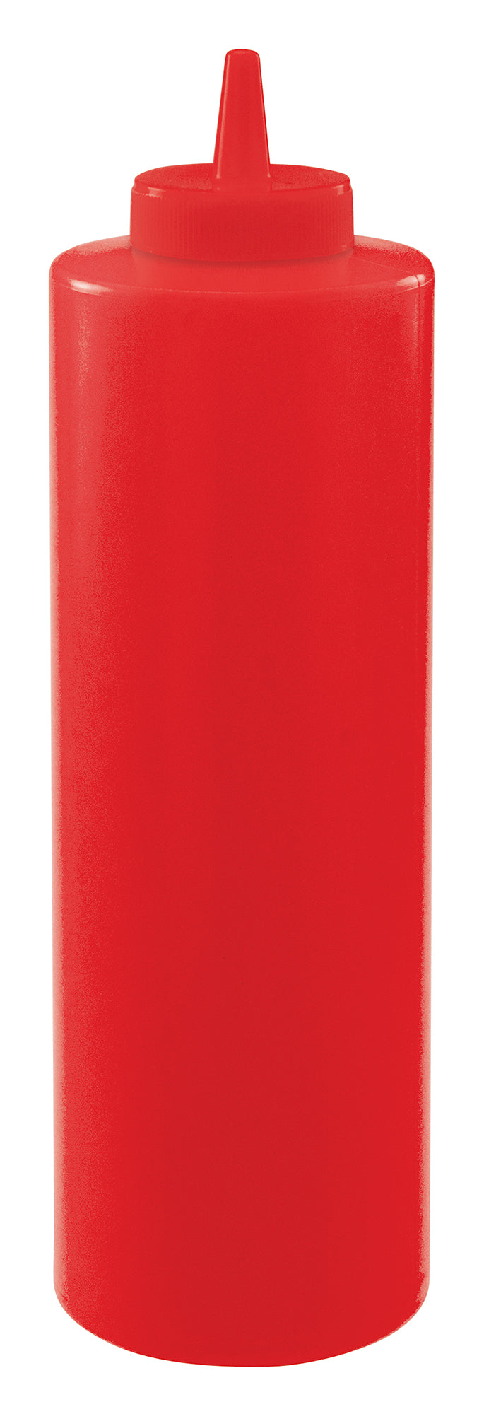 Winco PSB-24R 24oz. Red Squeeze Bottles (6pcs/pk)
