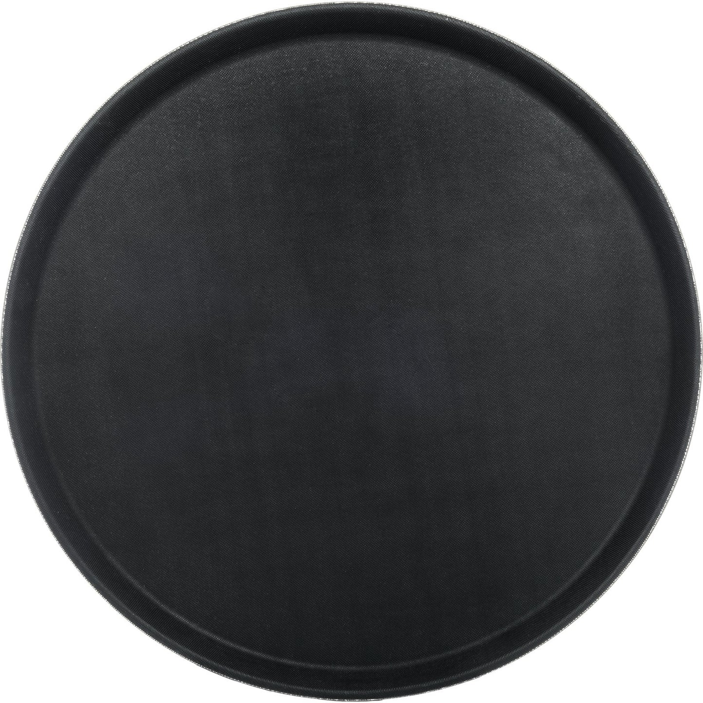 Carlisle 1600GL004 16" Black Round GripLite Tray