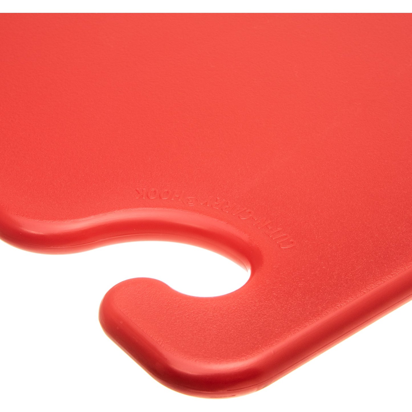 San Jamar CB121812RD 12" x 18" x 0.5" Red Cut-N-Carry Cutting Board