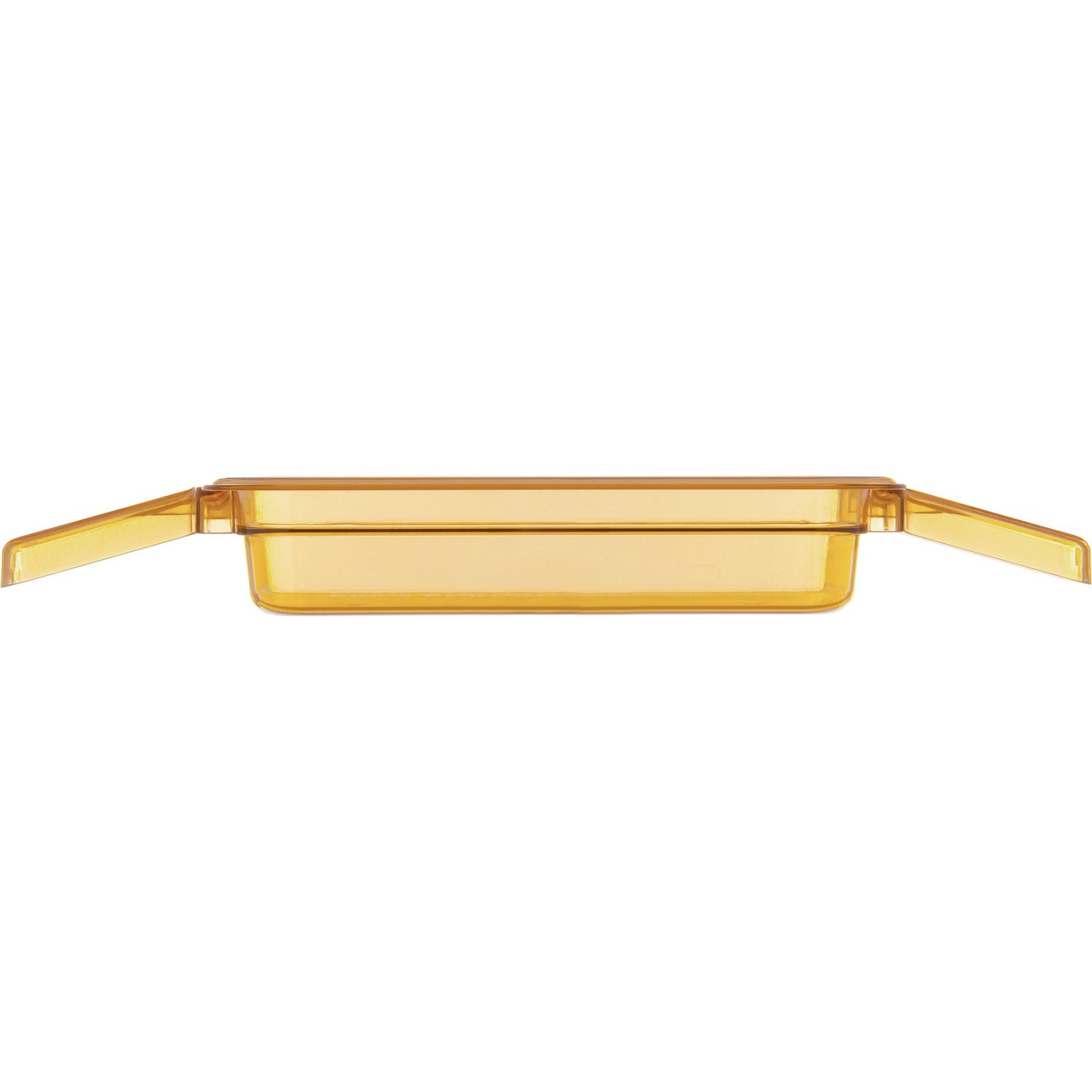 Carlisle 30860HH13 1/3 Size Amber High Heat Plastic StorPlus Food Pan with Handles, 2.5" Deep