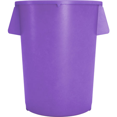 Sparta 84105589 55 Gallon Purple Round Polyethylene Bronco Waste Bin Trash Container
