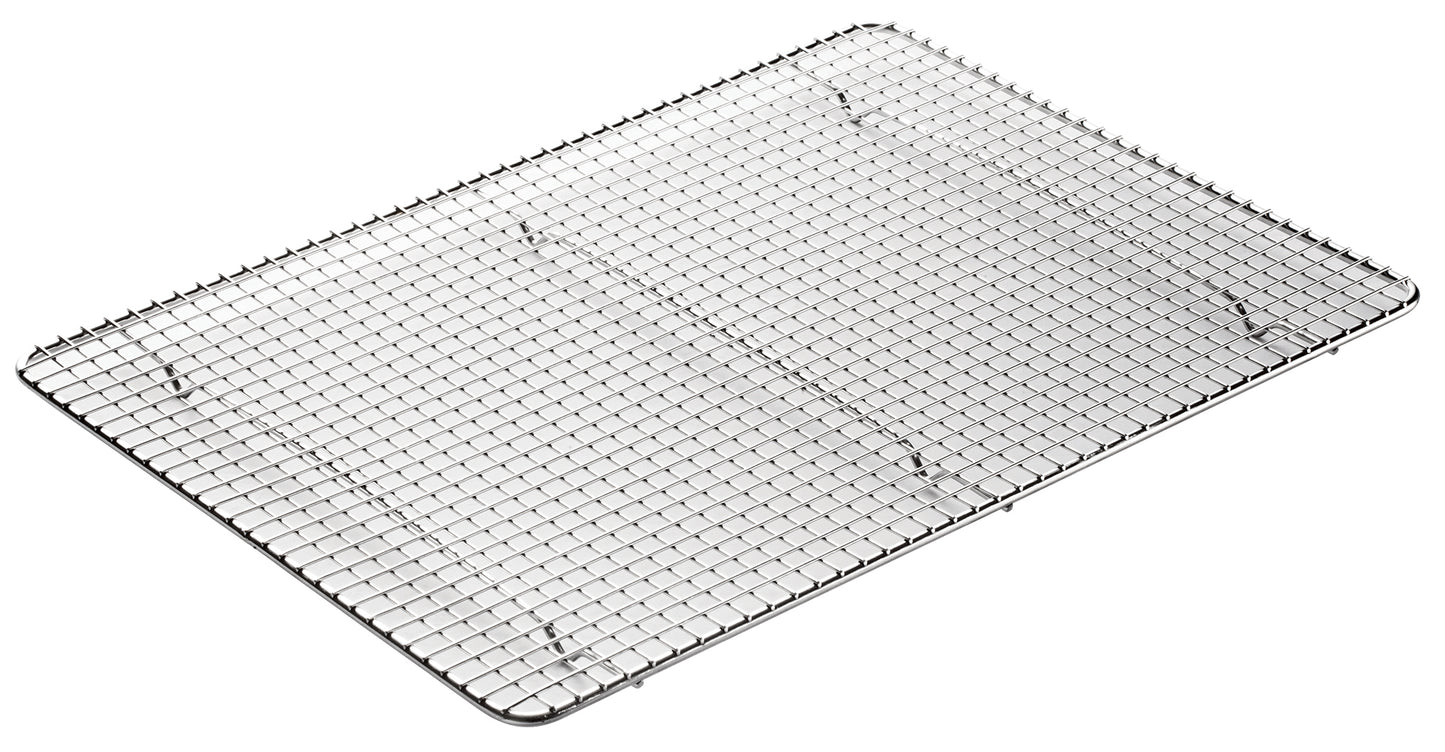 Winco PGWS-1216 12" X 16-1/2" Stainless Steel Pan Grate for Half-size Sheet Pan
