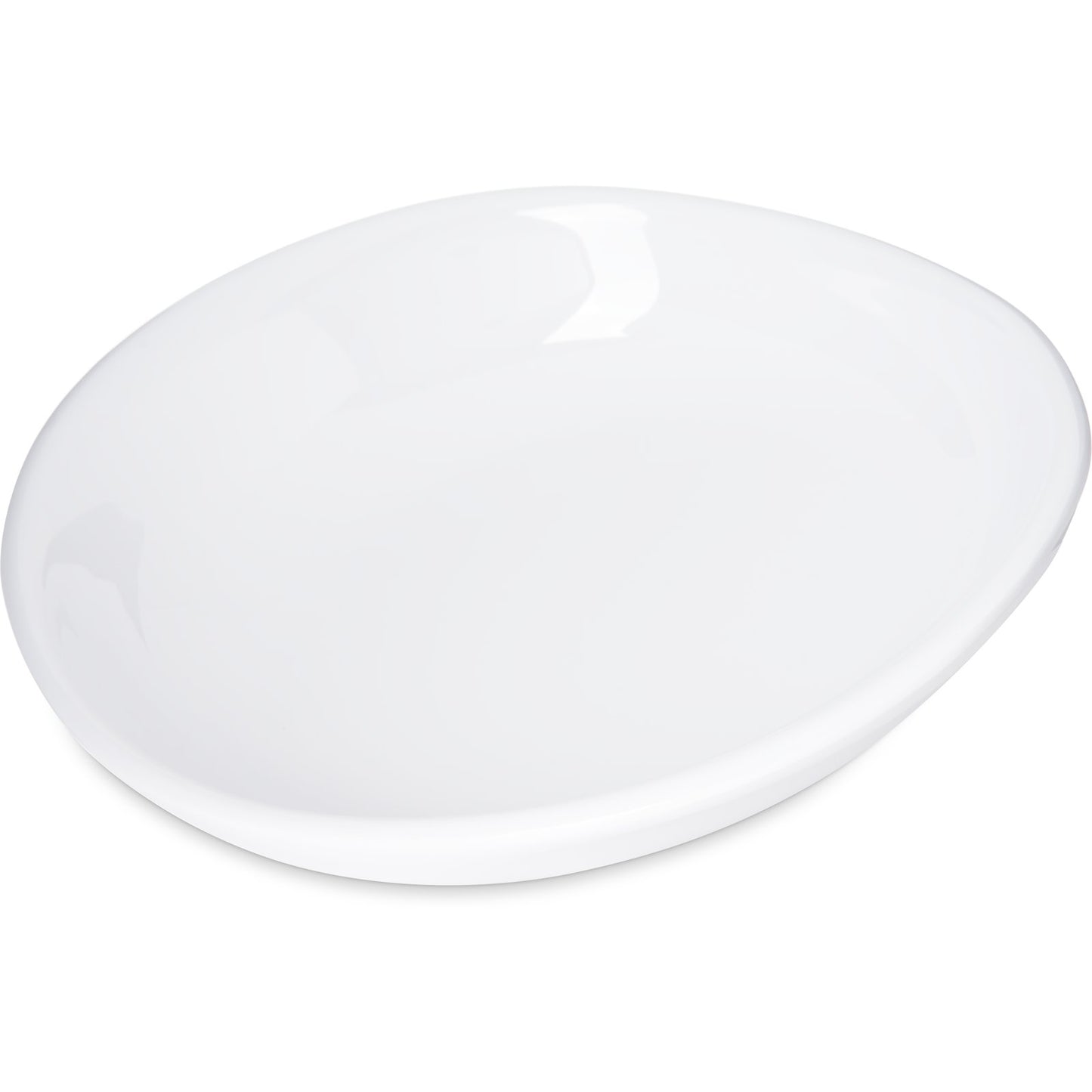 Carlisle 5300402 9.5" White Stadia Melamine Pasta Plate