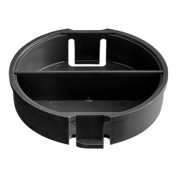 San Jamar C2013GY Black Bottom for Portion Cup Dispenser