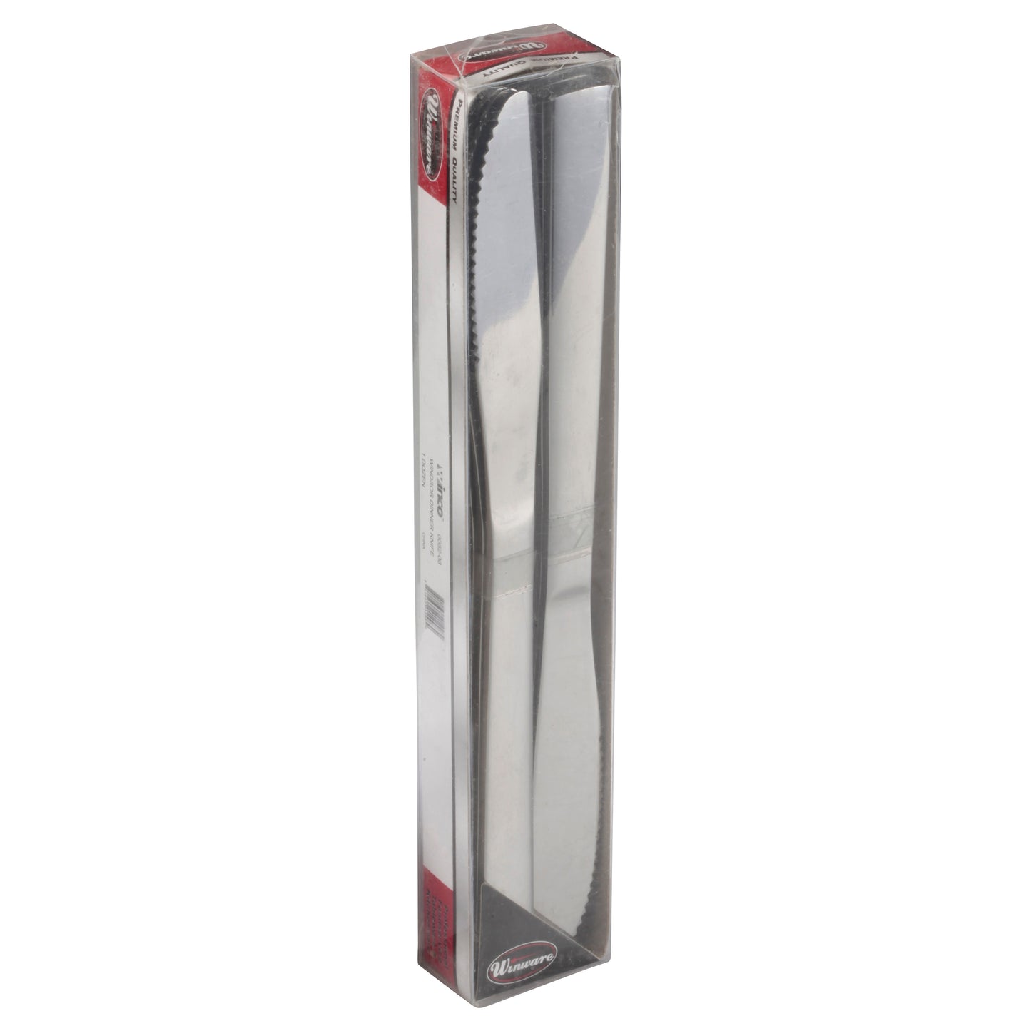 Winco 0082-08 Windsor Dinner Knife, 18/0 Medium Weight (1dozen/pack)
