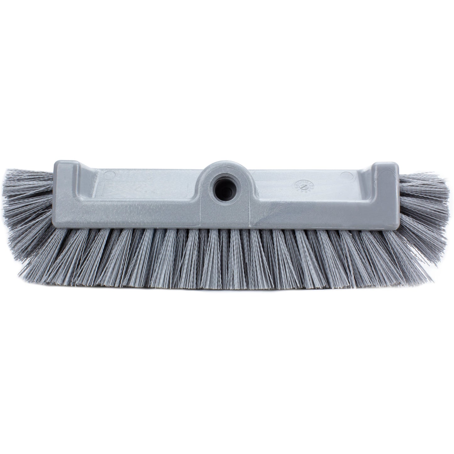 Carlisle 40422EC23 12" Gray Color Coded Mult-Level Floor Scrub Brush with End Bristles