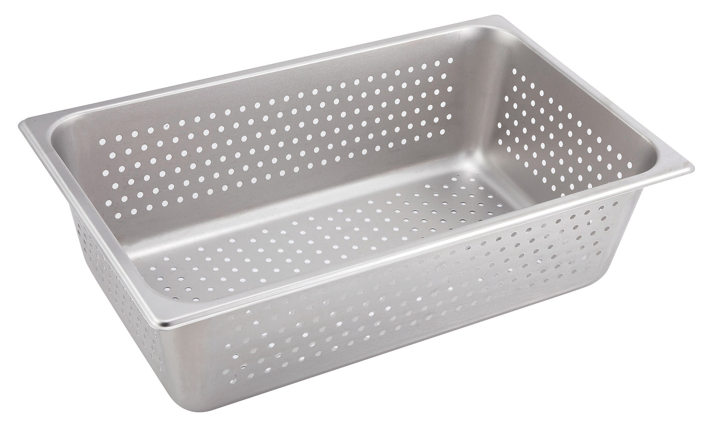 Winco SPFP6 Full-size Stainless Steel Perforated Steam Pan, 6" Deep