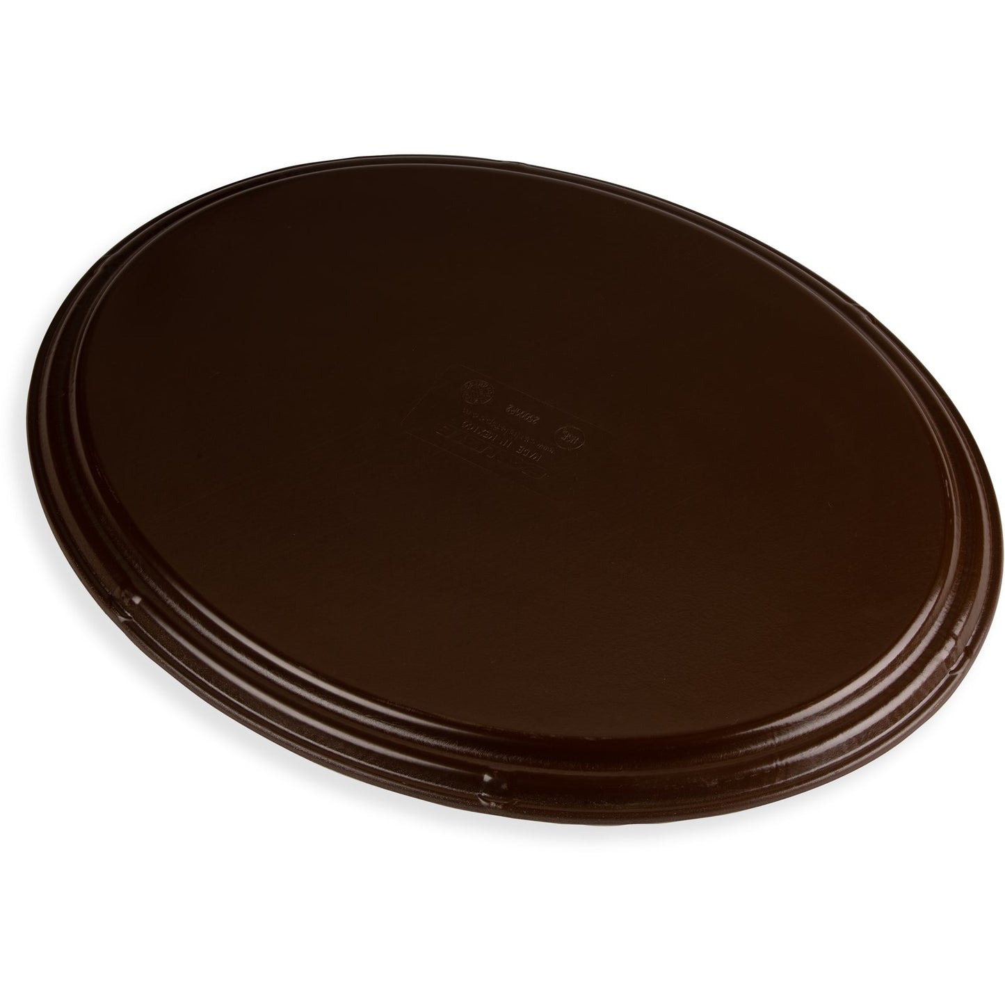 Carlisle 2500GR2076 24" x 19" Brown Oval Griptite 2 Tray