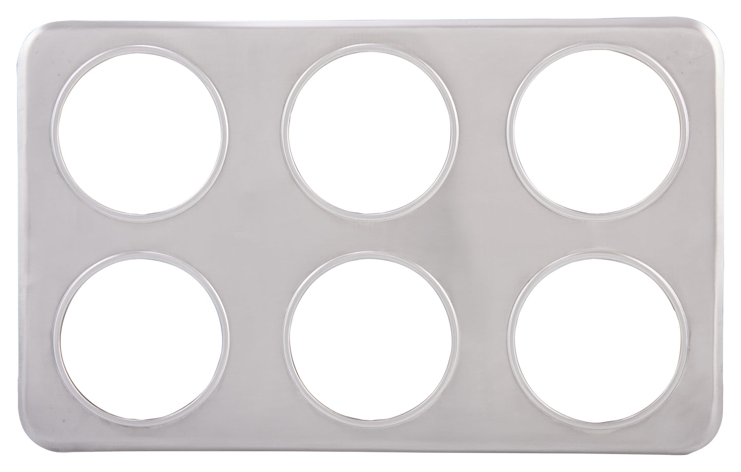 Winco ADP-444 Stainless Steel Adaptor Plate, Six 4-3/4" Holes