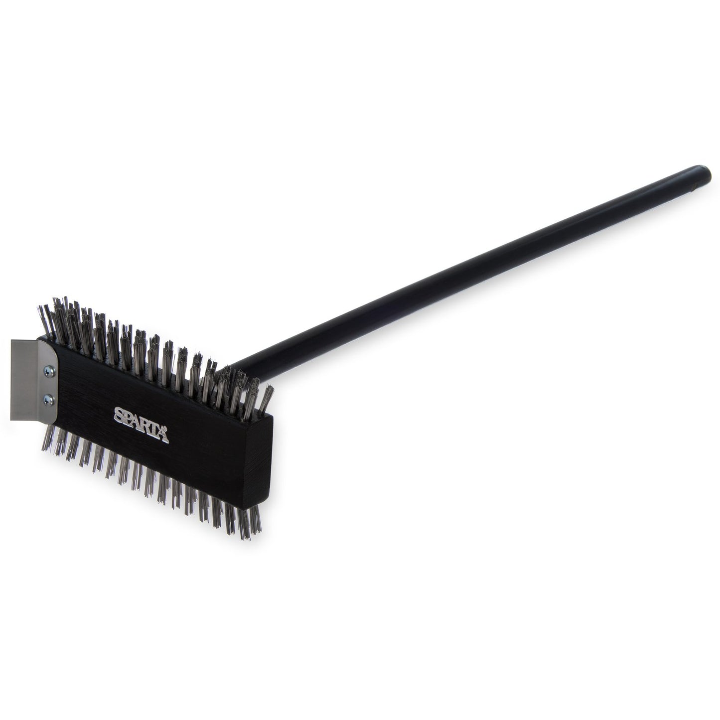 Carlisle 4029000 30.5" Sparta Broiler Master Grill Brush & Scraper with Handle