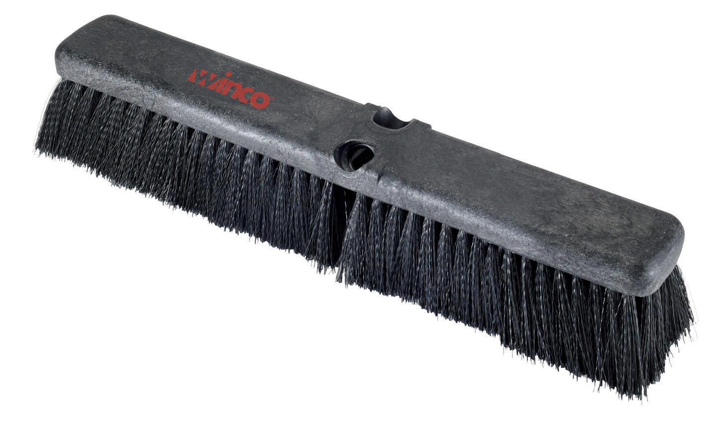 Winco BRFF-18K Black Bristles Fine/Medium Sweep Floor Sweep Head (Only)