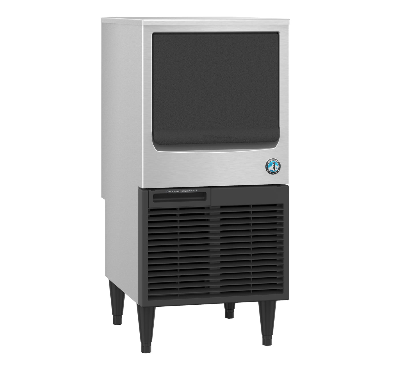 Hoshizaki KM-81BAJ Crescent Cuber Icemaker, Air-cooled, Built in Storage Bin
