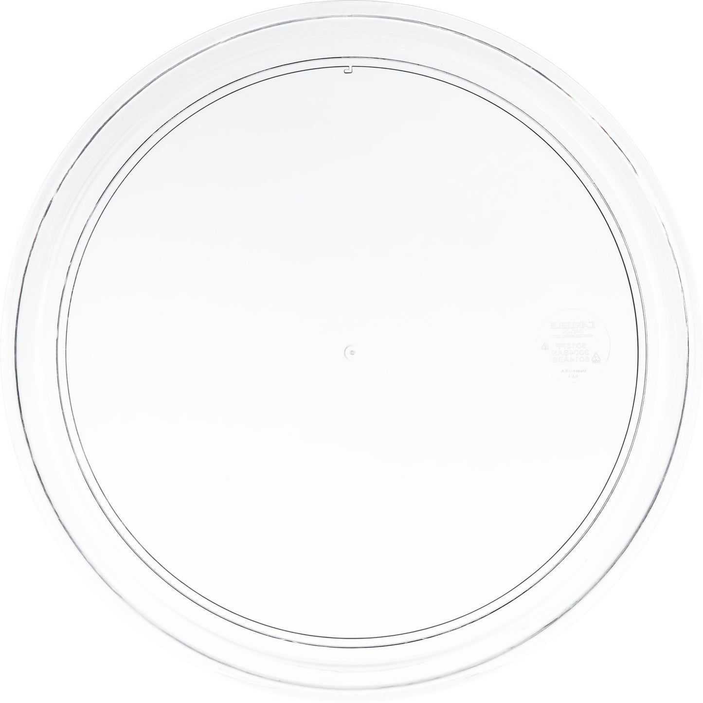 Carlisle 300407 14" x 7/8" Clear SAN Displayware Tray
