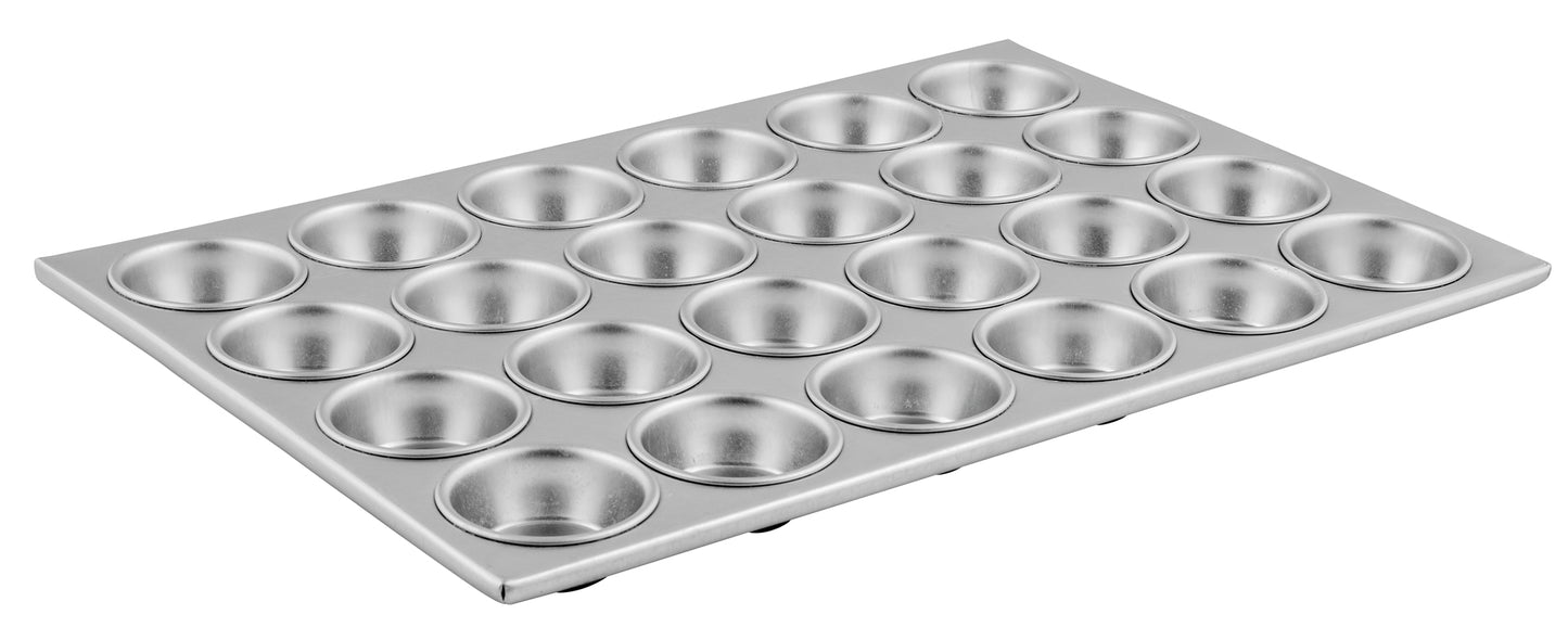 Winco AMF-24 3 oz. Aluminum 24 Cup Muffin Pan