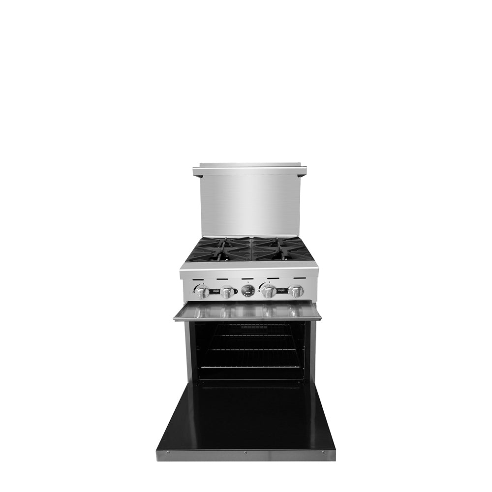 Atosa AGR-4B-LP 24" Liquid Propane Gas Four Burner Gas Range