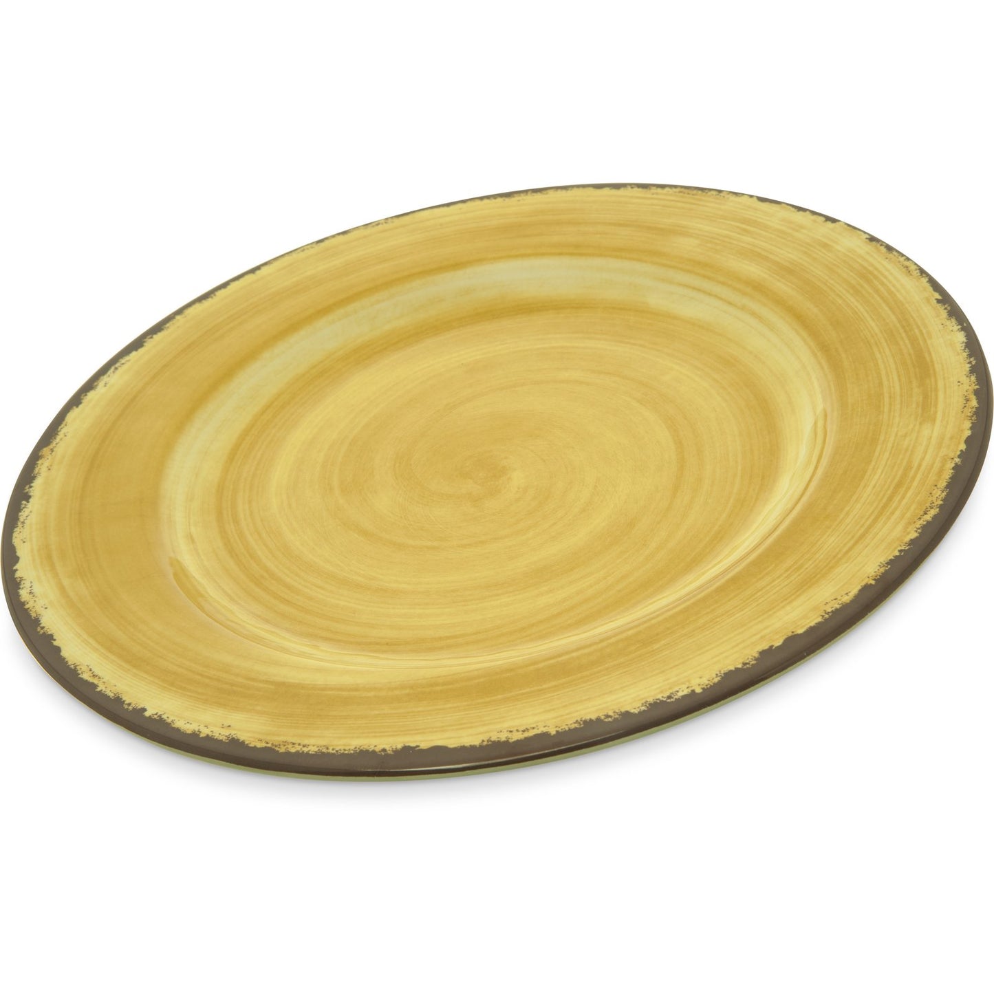 Carlisle 5400113 11" Amber Mingle Melamine Dinner Plate