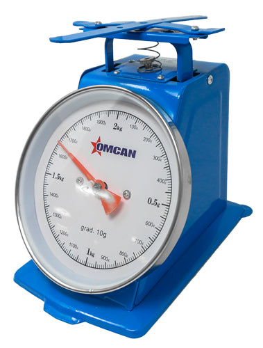 Omcan 46753 Dial Spring Scale with Stainless Steel Plate