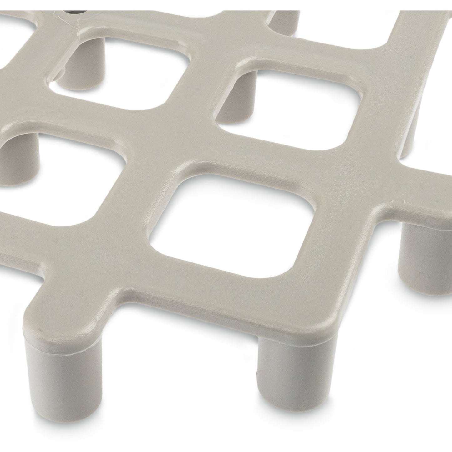 Carlisle 271023 12" x 12" Gray Polyethylene Floor Rack System