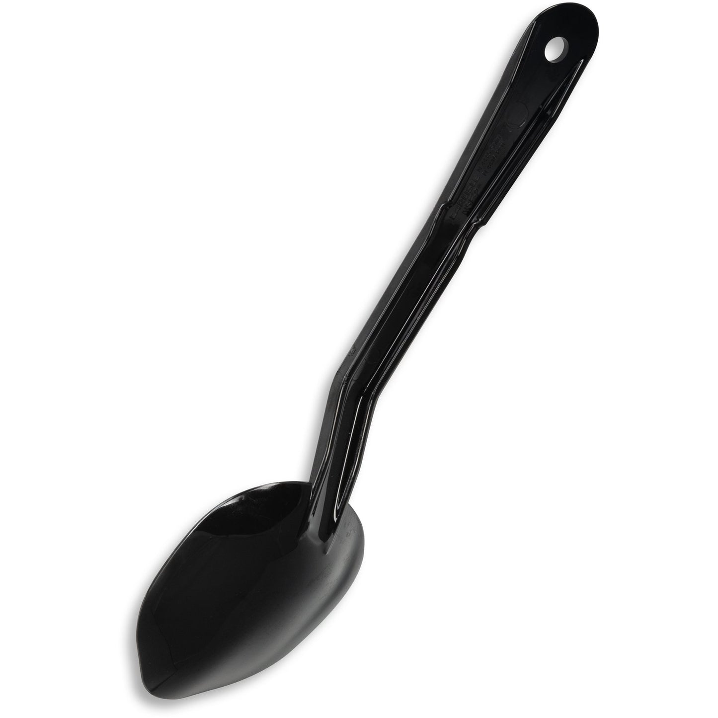 Carlisle 441503 11" Black High Heat Plastic Solid High Heat Serving Spoon