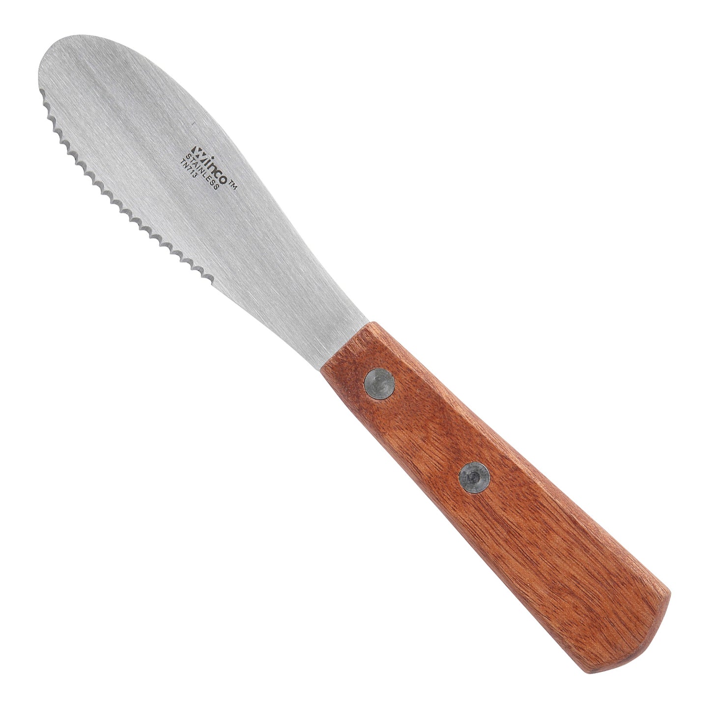Winco TN713 Sandwich Spreader, Wooden Handle
