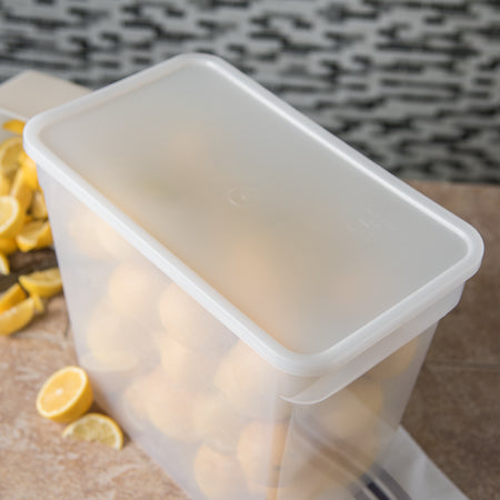 Carlisle ST163030 18 Qt See Thru Polypropylene StorPlus Space Saver Food Storage Container Lid