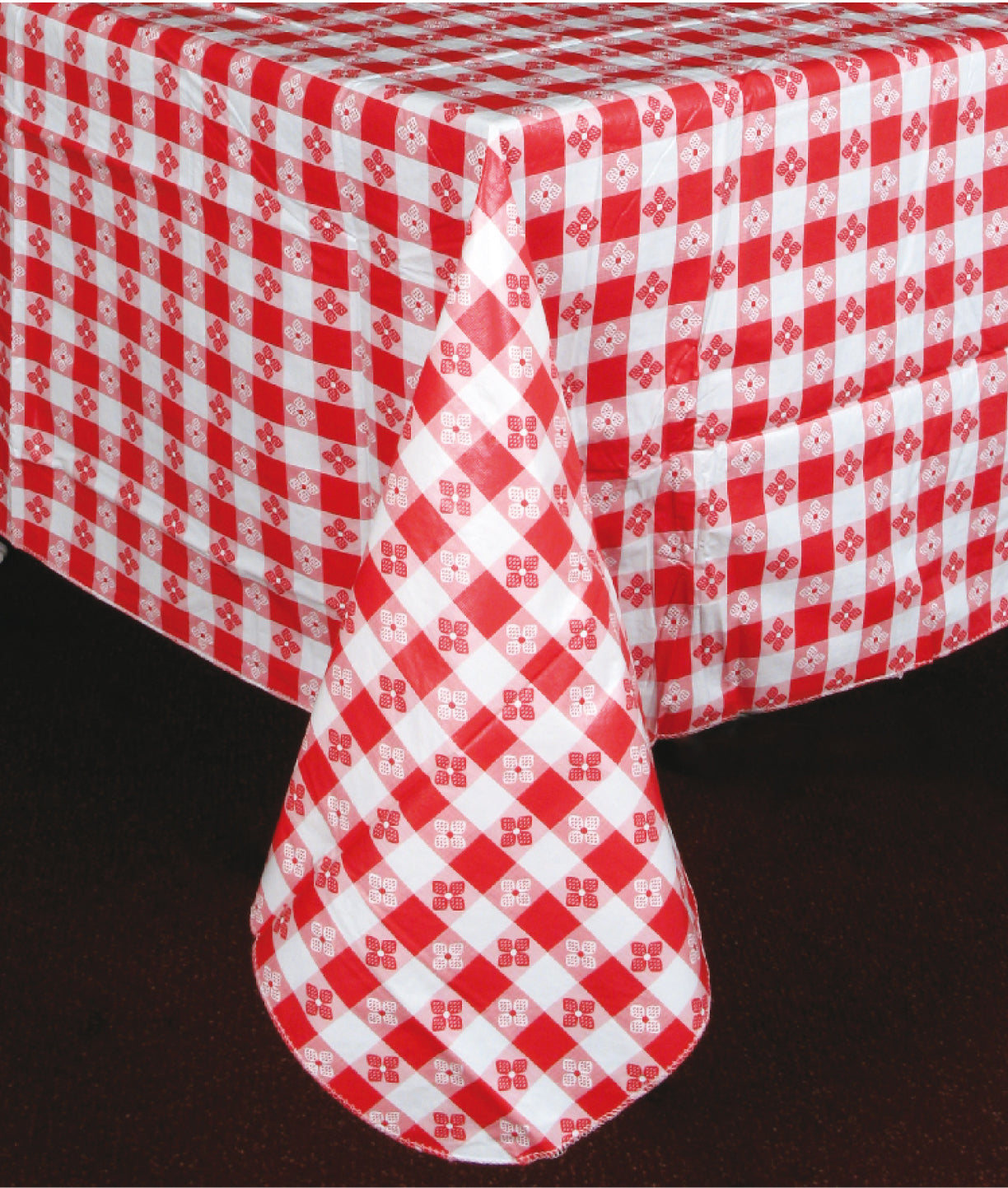 Winco TBCO-70R 52" x 70" Red Table Cloth
