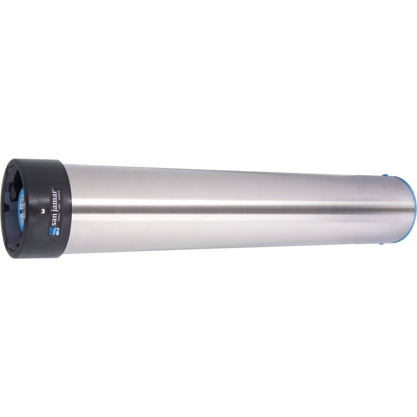 San Jamar C3400EH Medium Stainless Steel Horizontal Surface Mount Cup Dispenser