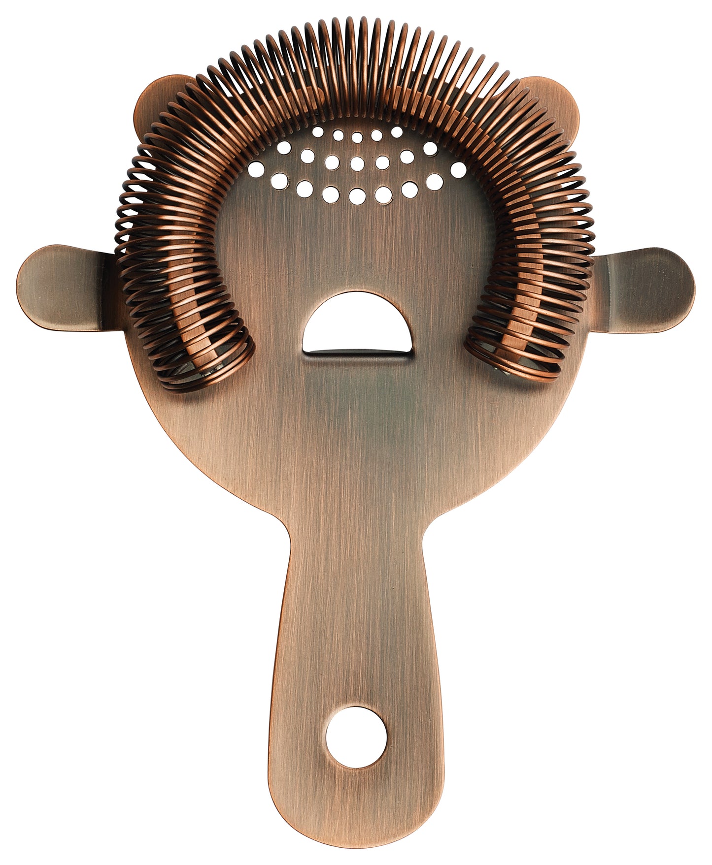 Winco BABS-6AC Stainless Steel After 5 4-Prong Bar Strainer, Antique Copper Finish