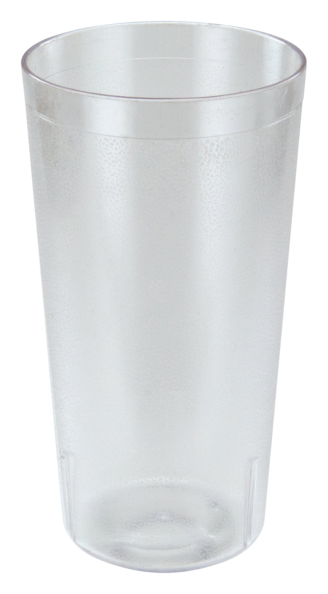 Winco PTP-32C 32 oz. Clear Pebbled Tumblers