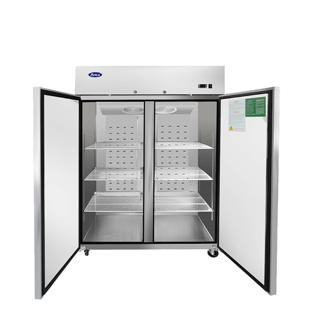 Atosa MBF8002GR Double Door Top Mount Reach-In Freezer