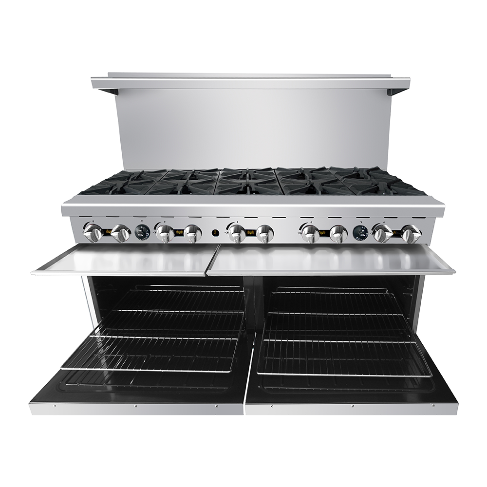Atosa AGR-10B-LP 60" Liquid Propane Gas Ten Burner Gas Range