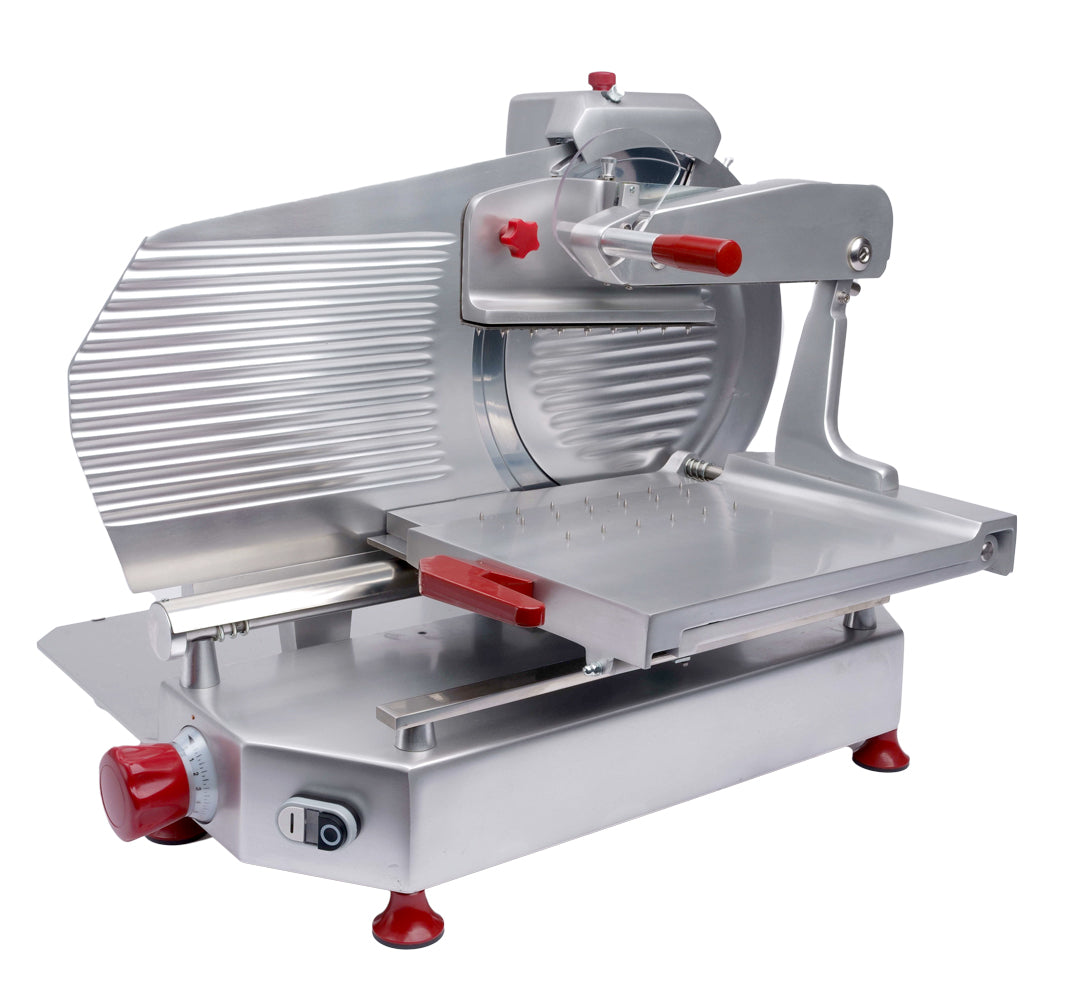 Omcan 46162 12-inch Horizontal Belt-Driven Meat Slicer
