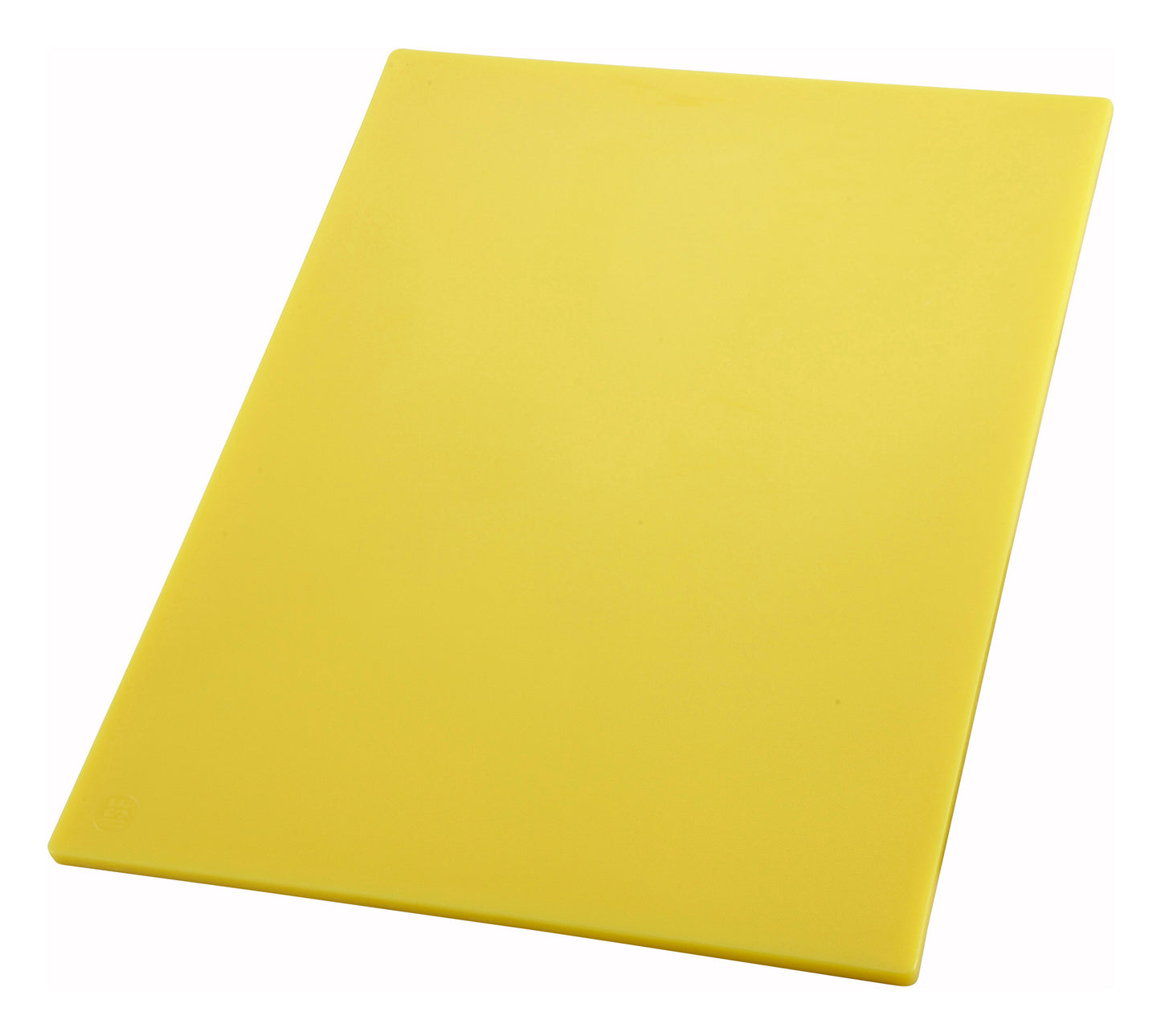 Winco CBYL-1218 12" x 18" x 1/2" Yellow Cutting Board