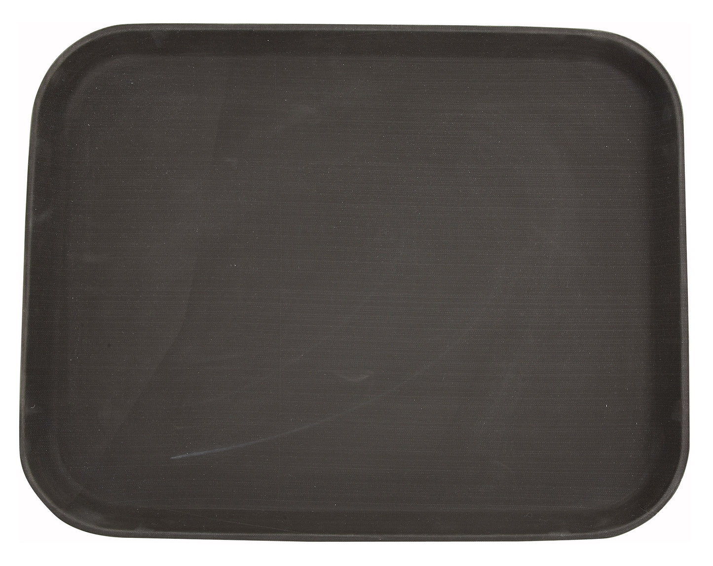 Winco TRH-1418 14" x 18" Brown Easy Hold Rubber Lined Tray
