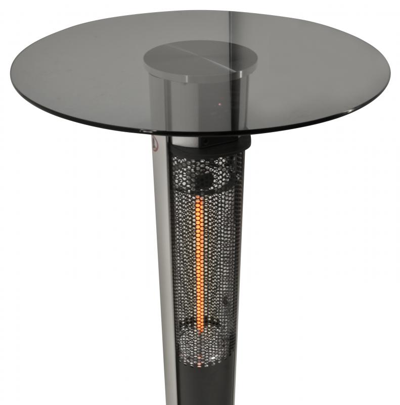Omcan 43123 Patio Heater with Table and Remote Control
