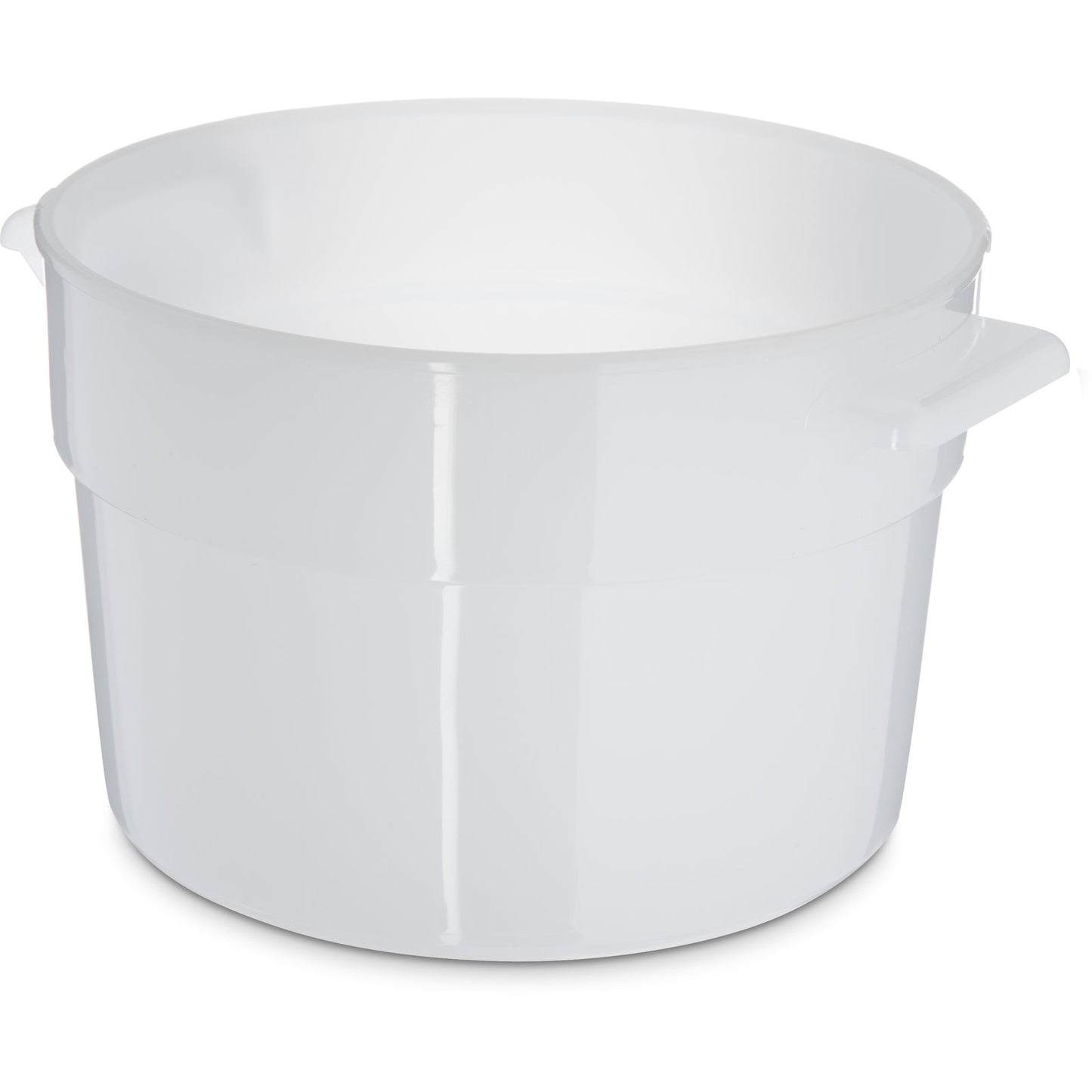 Carlisle 20002 2 Qt White Polyethylene Bain Marie Food Storage Container