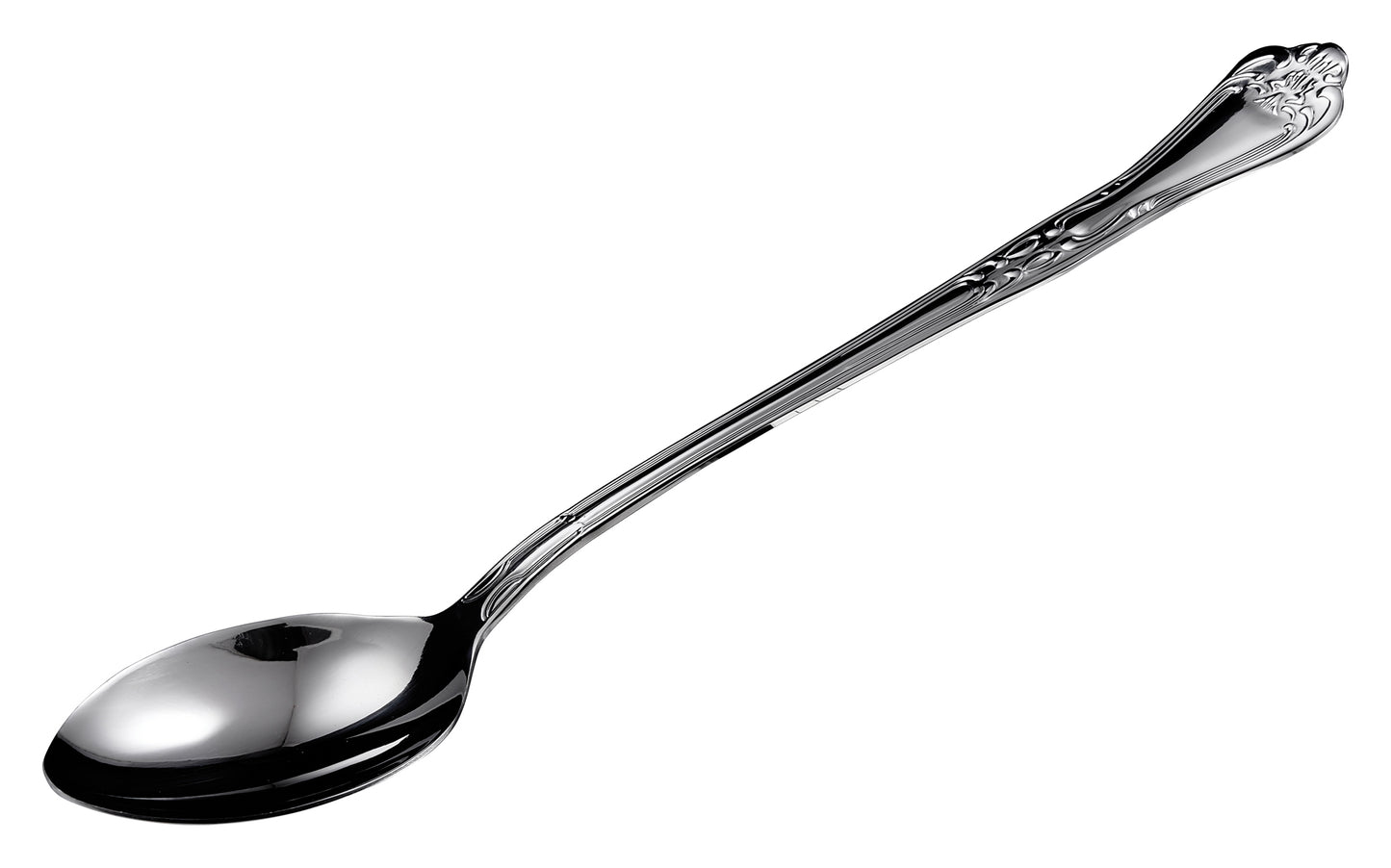 Winco LE-13 13" Stainless Steel Elegance Solid Spoon