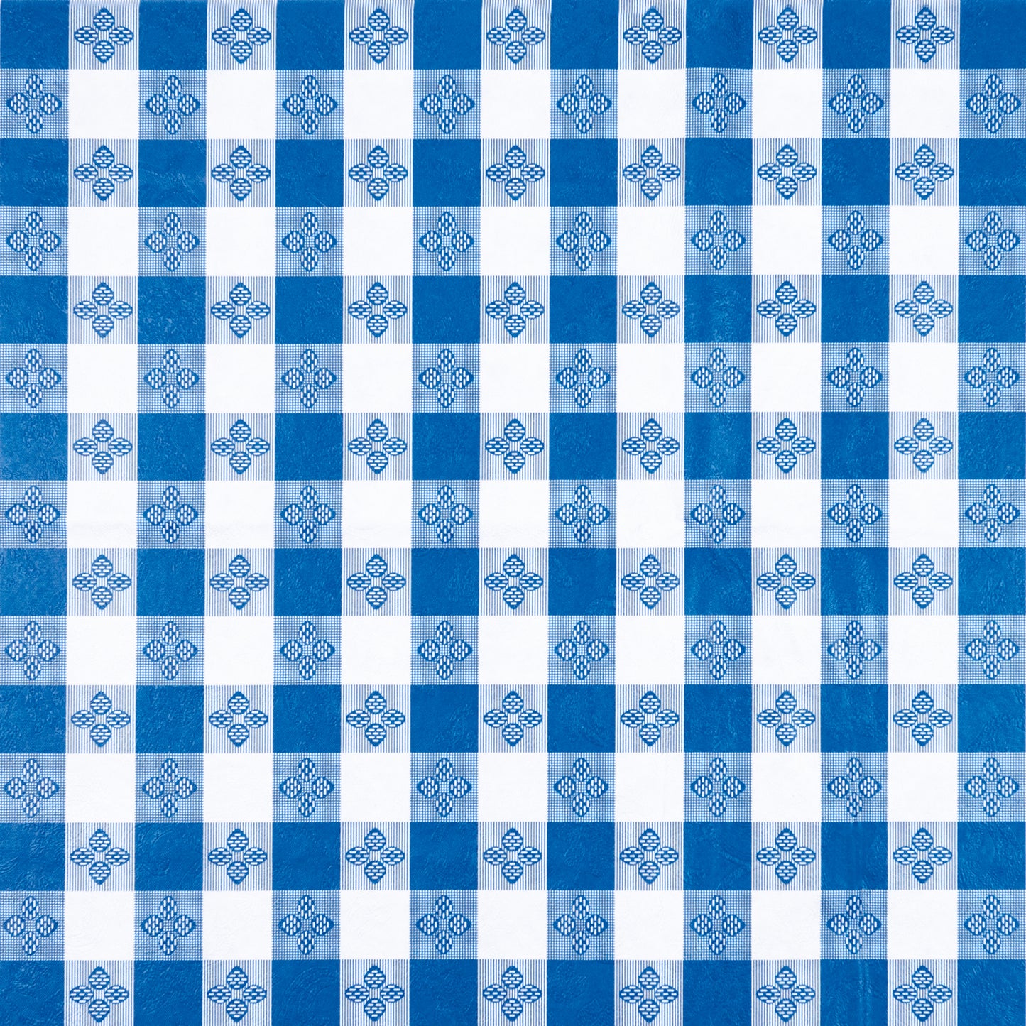 Winco TBCO-90B 52" x 90" Blue Table Cloth