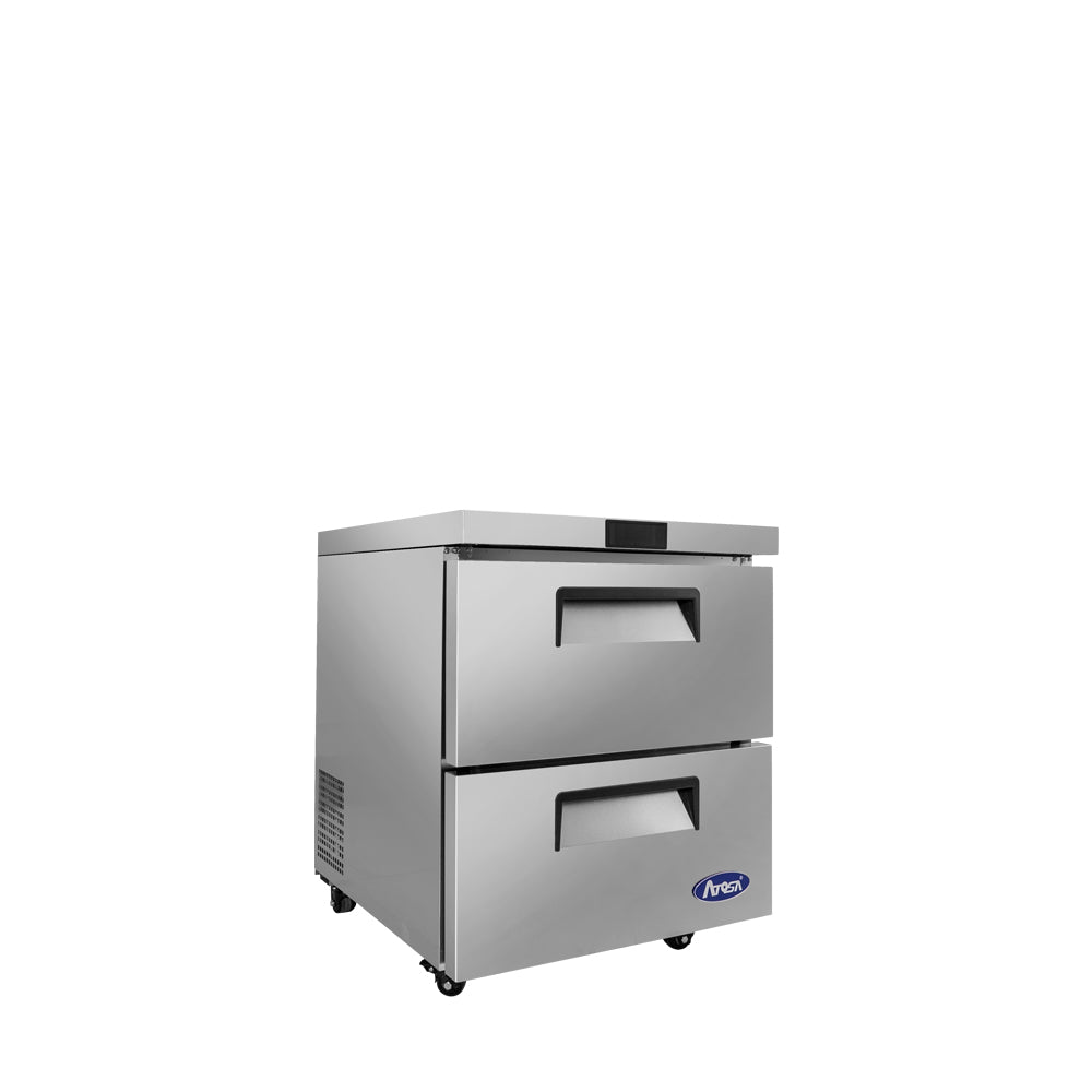 Atosa MGF8415GR 27" 2-Drawer Undercounter Refrigerator
