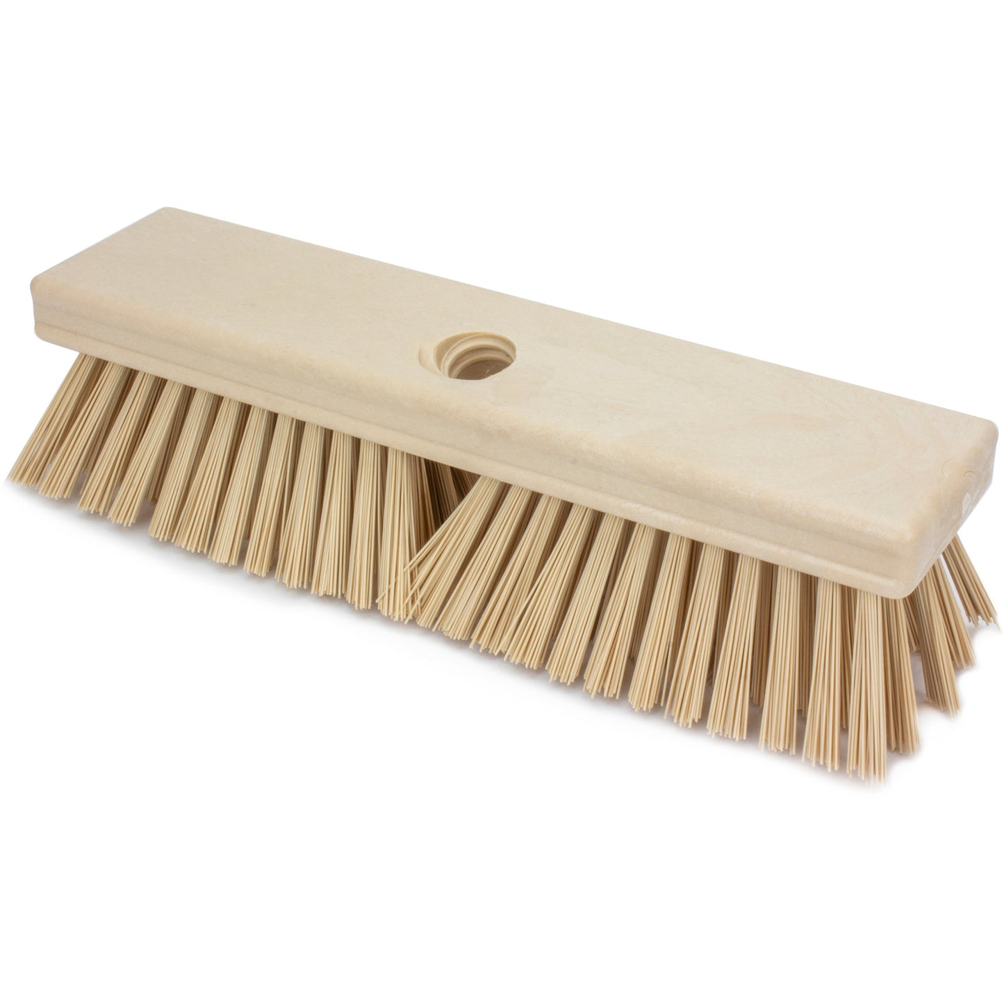 Carlisle 41722EC25 10" Tan Sparta Color Coded Deck Scrub Brush