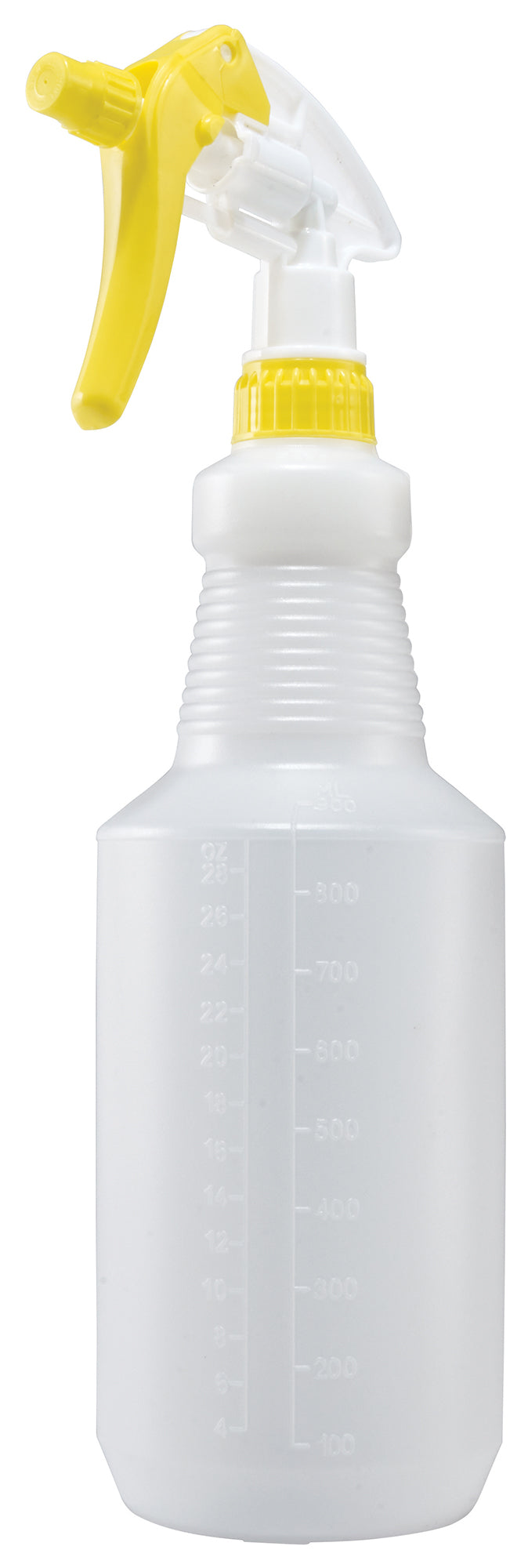 Winco PSR-9Y 28 oz. Yellow Plastic Spray Bottle