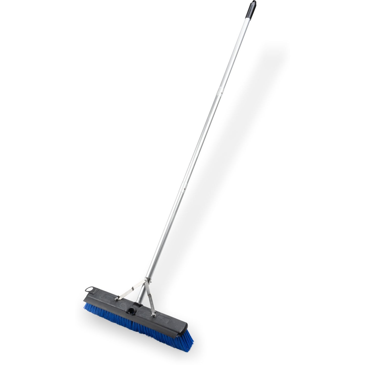 Carlisle 3621961814 18" Blue Complete Floor Sweep and 60" Handle with Squeegee